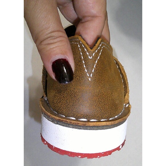 New NWT Ariat Womens Caramel With Ariat Mexico Print Cruiser Loafer Brown Flag - Picture 4 of 8